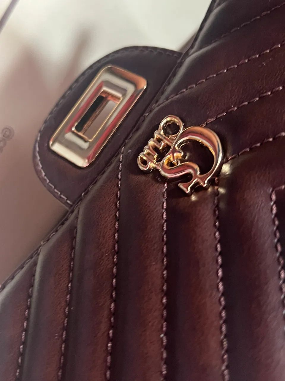 Bolsa Carmen Steffen original de couro  - Foto 3