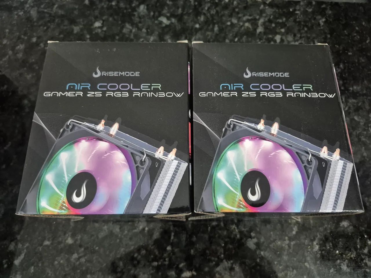 Air cooler para Processador universal Intel e AMD Risemode com RGB novos lacrados