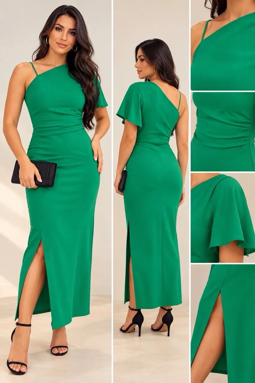 VESTIDO VERDE CARLOTA COSTA