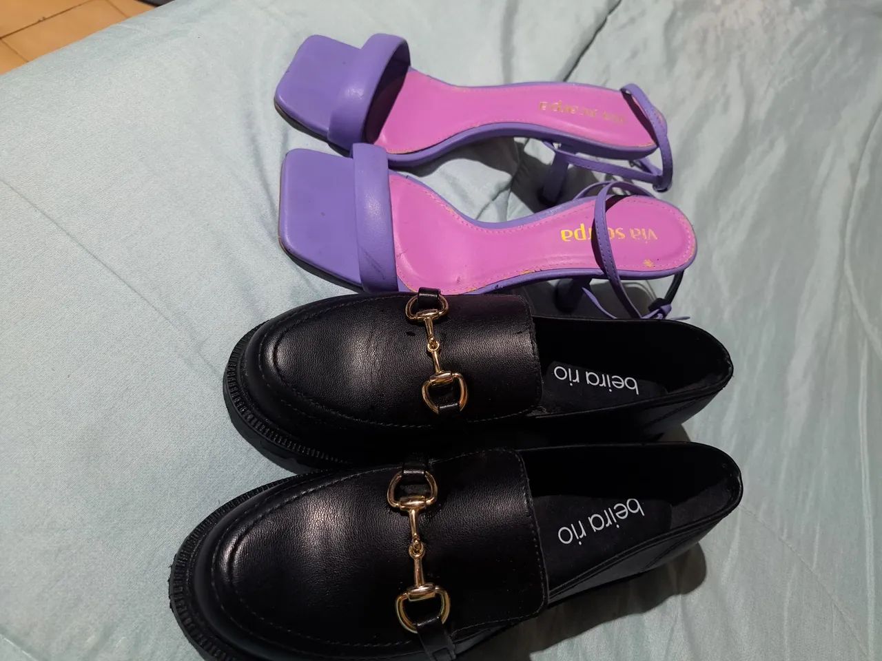 estou  vendendo dois pares de sapatos  - Foto 2