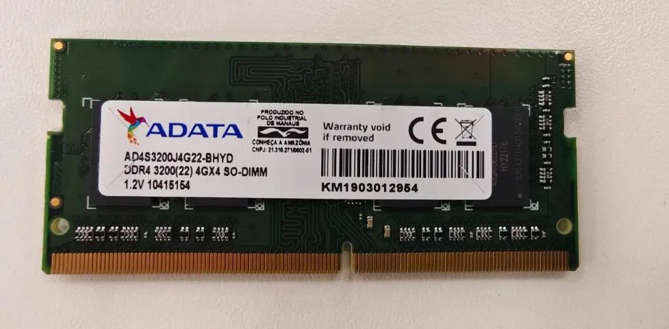 Memória DD4, 4GB, 3200