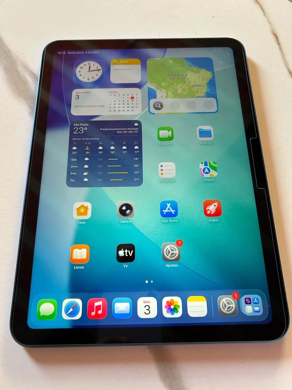 iPad 10th geração blue 64GB WIFI