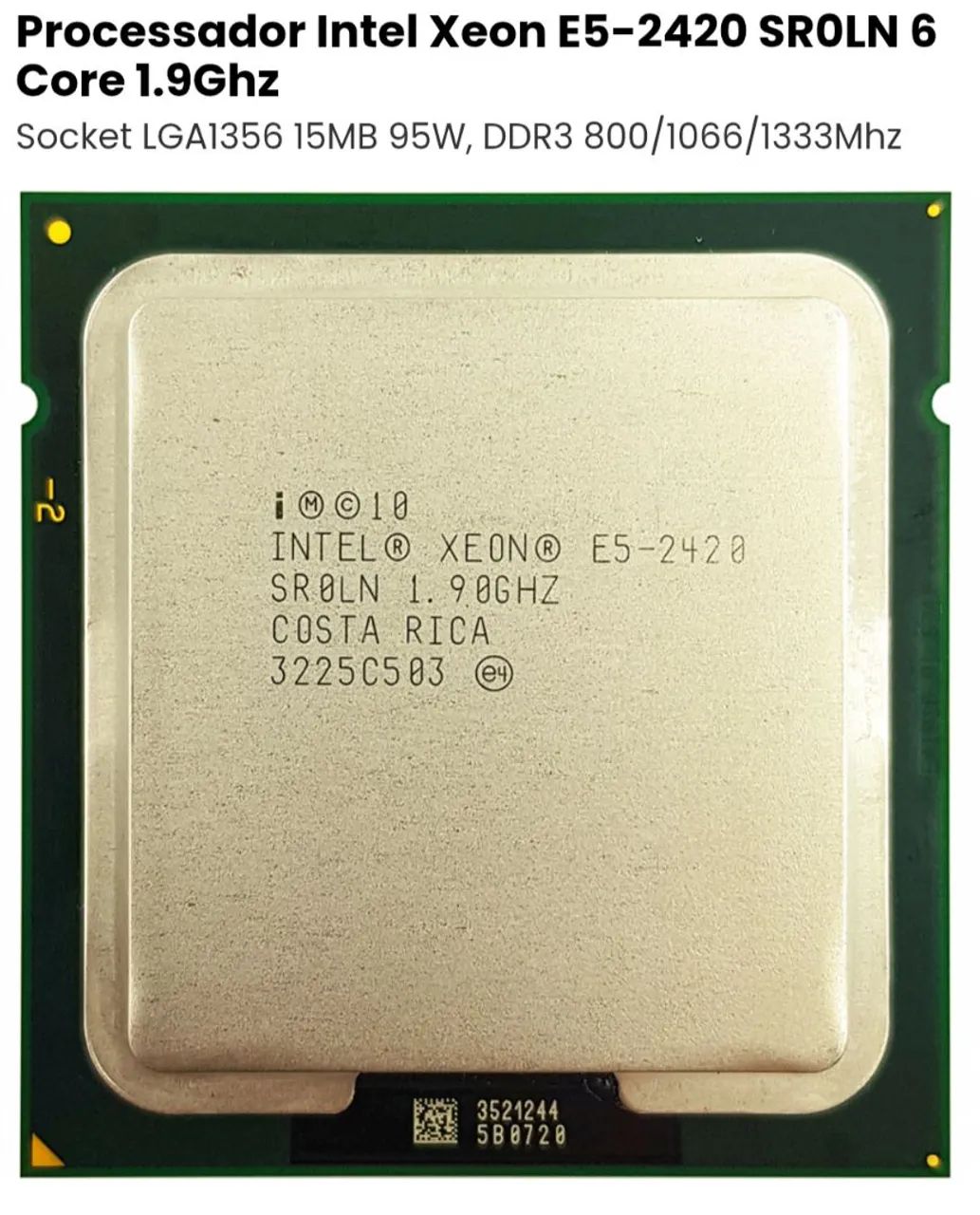 PROCESSADOR XEON X79 E5-2420  - Foto 3