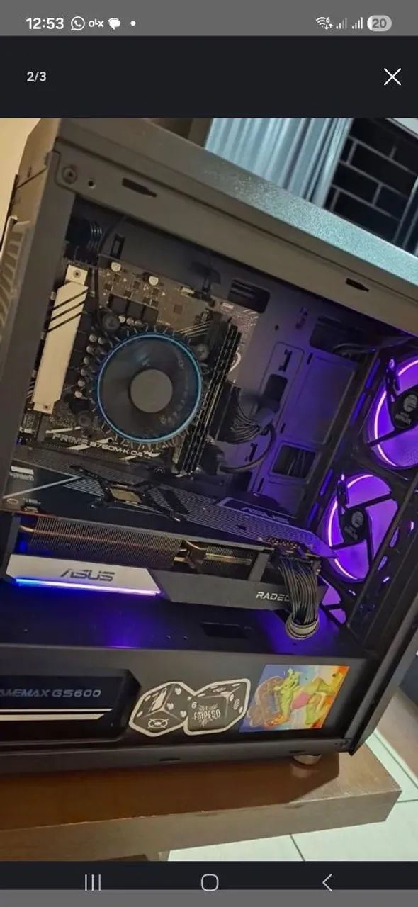 Placa de vídeo  Rx6700xt 12gb