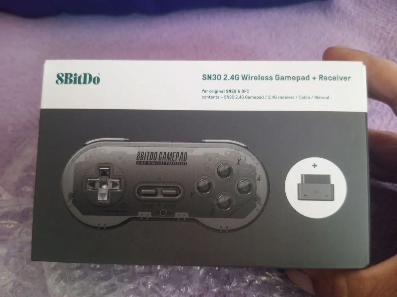 8bitdo SN30 Black Translúcido 