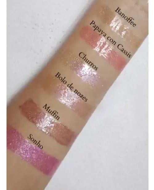 Gloss Labial Pigmentado Brilhante Melu Ruby Rose Box 36 Und Cor Multicolorido - Foto 3