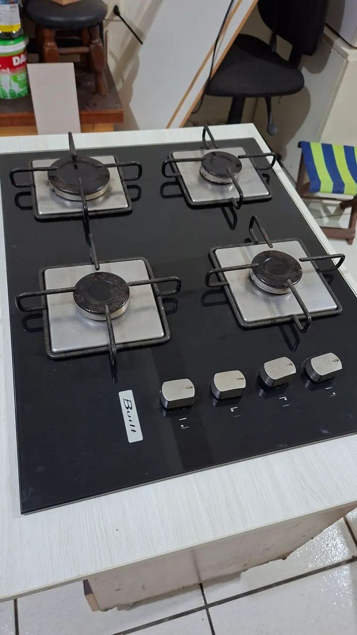 Cooktop usado 4 bocas funcionando perfeitamente 
