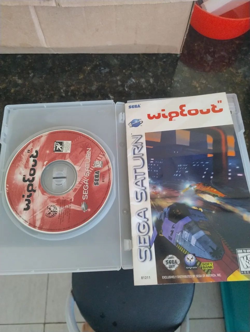 Jogo Sega Saturn Wipeout 