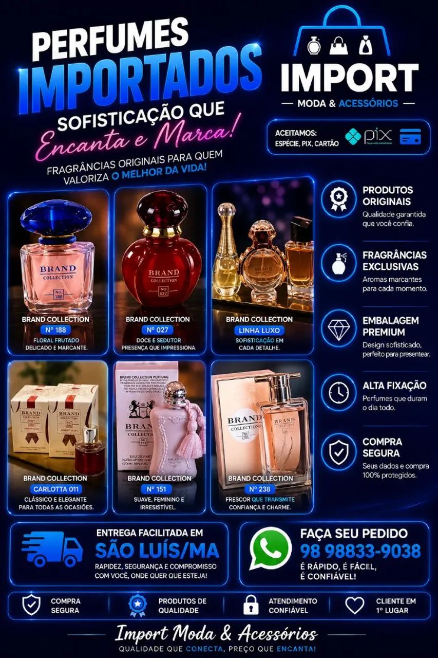 Perfume bland feminino 