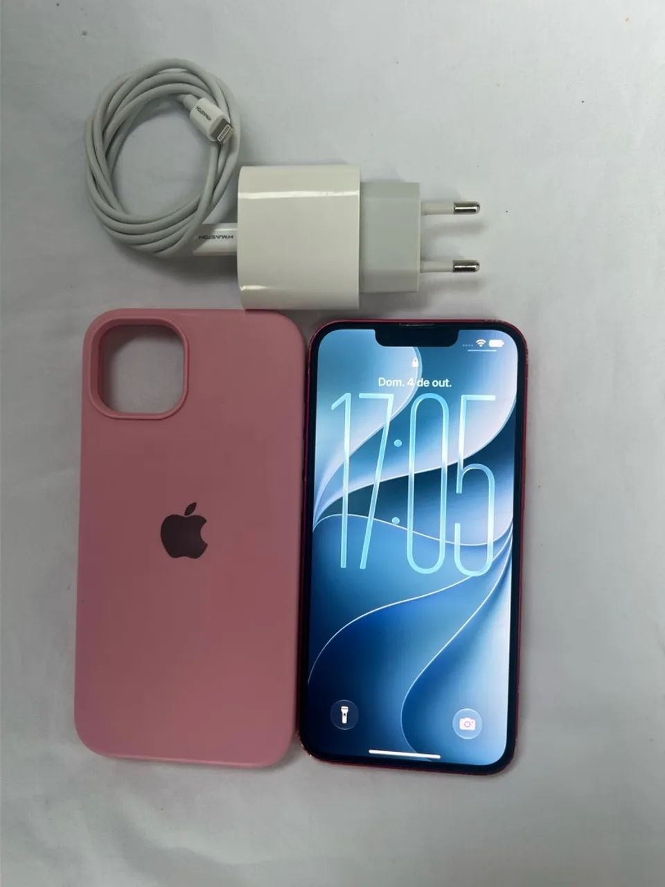 iPhone 13 red 128 gigas não baixo o valor  - Foto 3