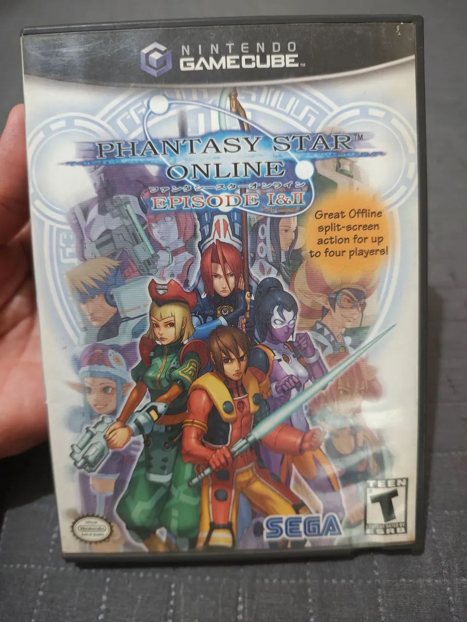 Phantasy Star Online Episodes I e II GameCube 