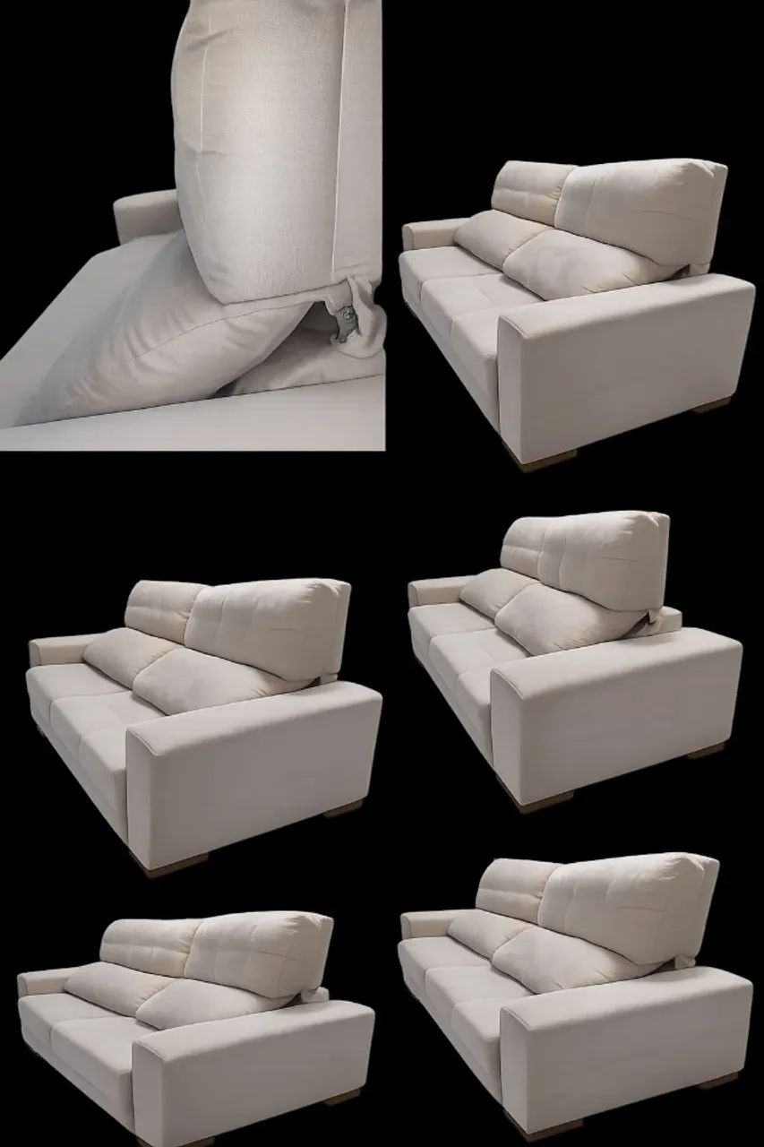 Sofá retrátil 3 lugares - Foto 2