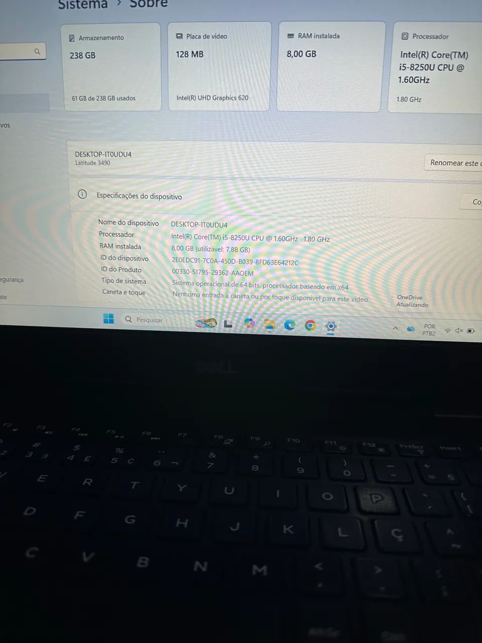 Dell i5 de oitava geração  - Foto 4