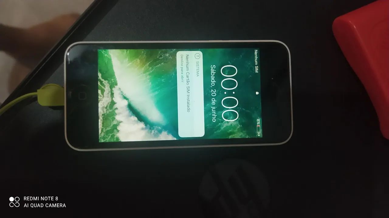 iPhone 5c branco  - Foto 2