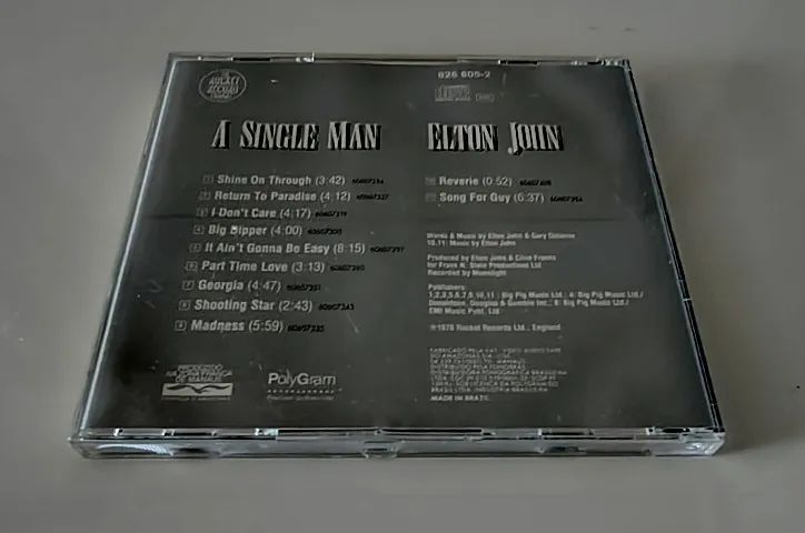 CD Elton John - A Single Man - Rocket Record - Polygram - Ind. Brasileira - Foto 2