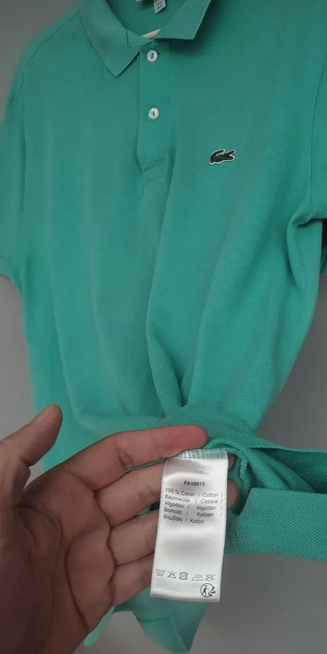 camisa polo original Lacoste Tam M - Foto 3
