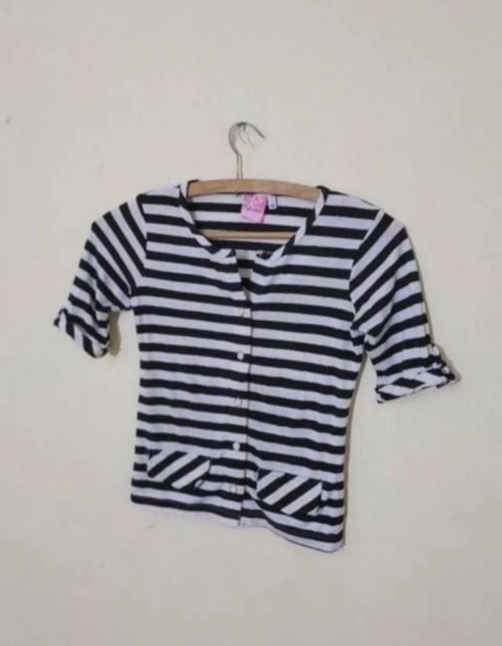 Lote roupas infantis menina tam 8 vestido, calça e blusa - Foto 3