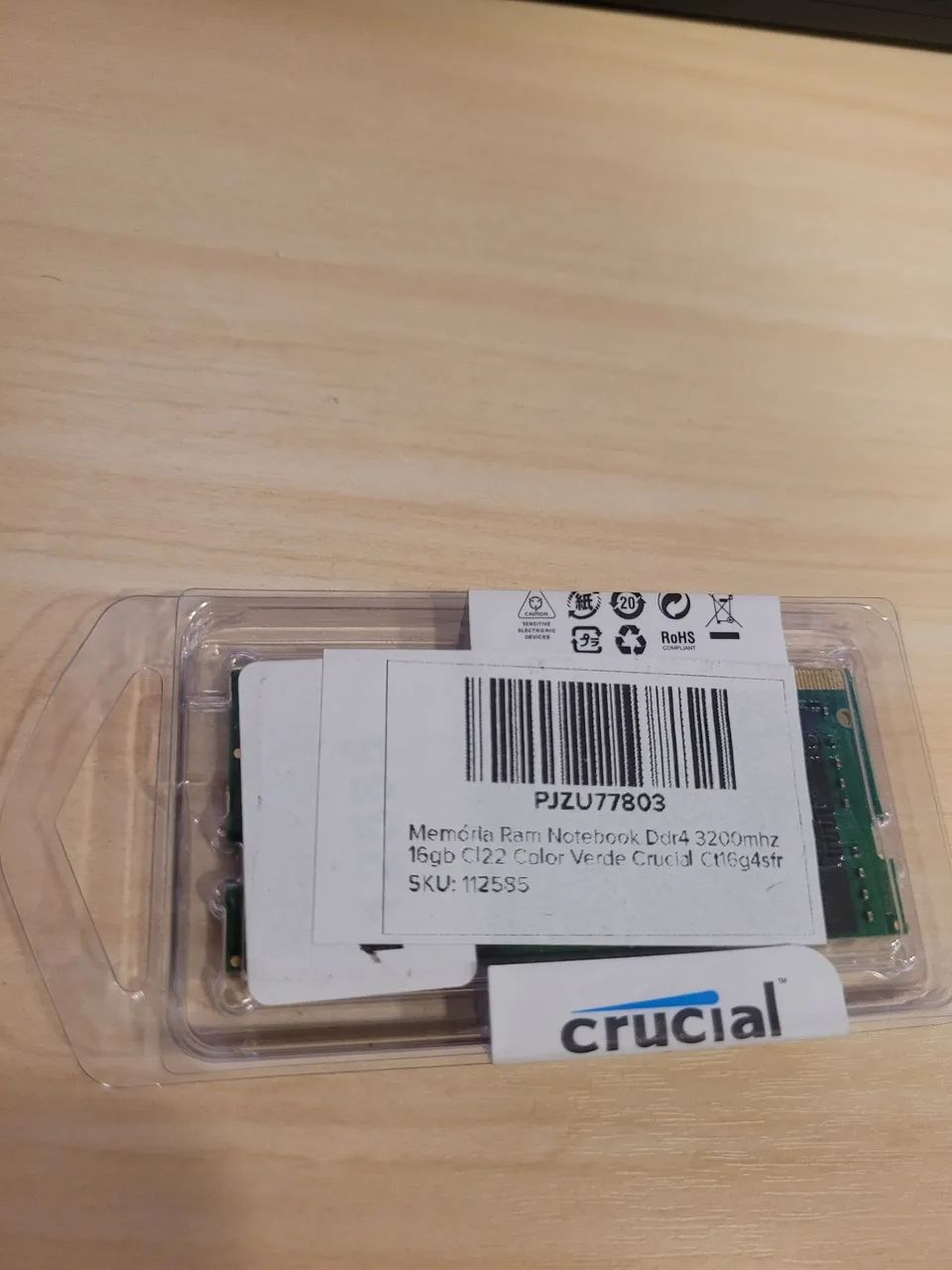 Memoria Crucial P/ Notebook  - Foto 2