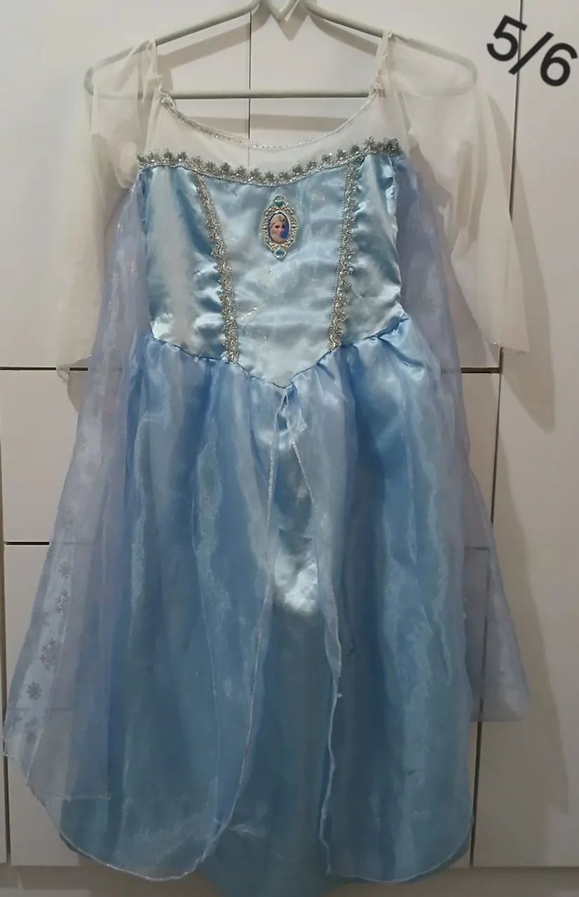 Fantasia Frozen e trança 5/6 - Foto 4