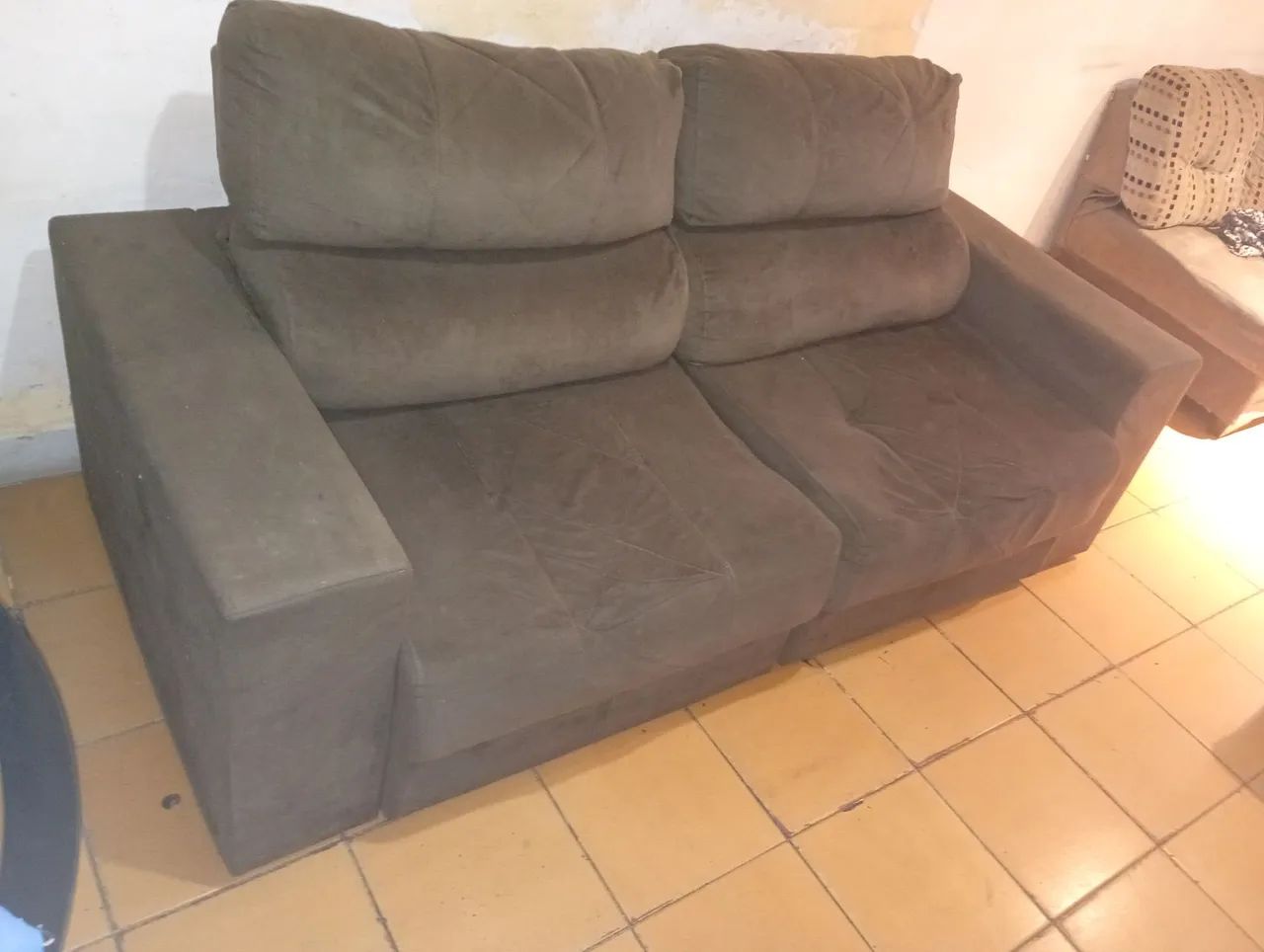 Sofá ? 3 lugares usado bom estado  - Foto 2