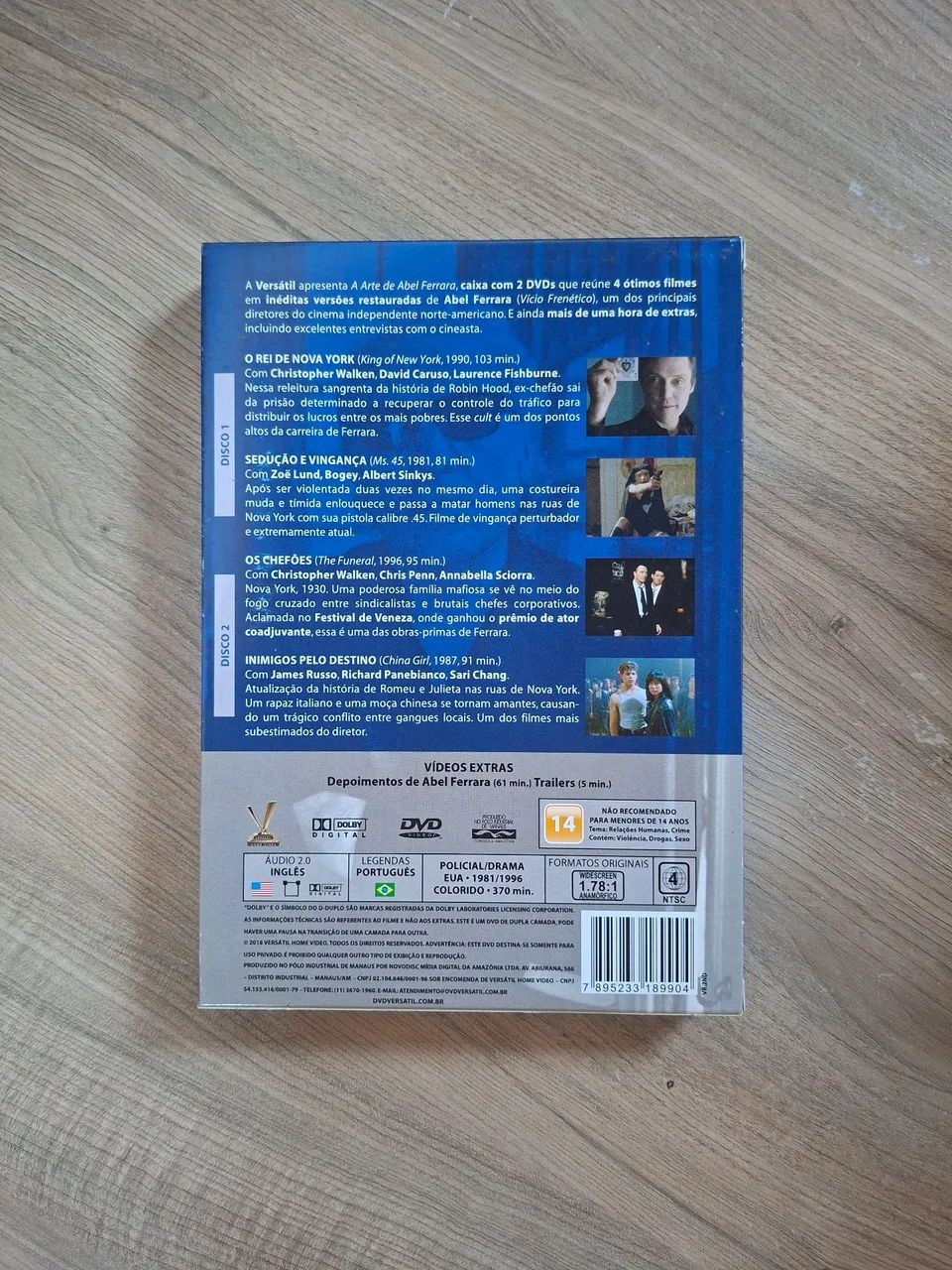 DVD A Arte de Abel Ferrara - Foto 2