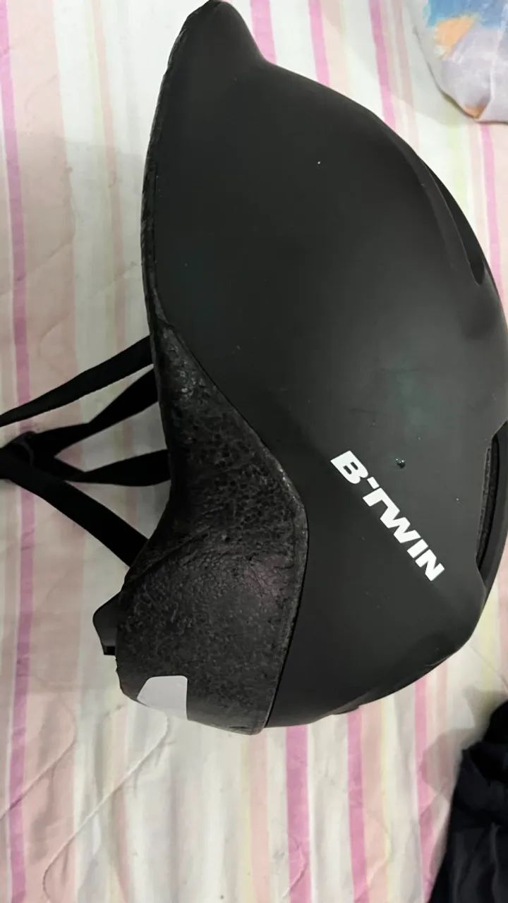 CAPACETE CICLISMO BIKE BTWIN - PRATICAMENTE NOVO