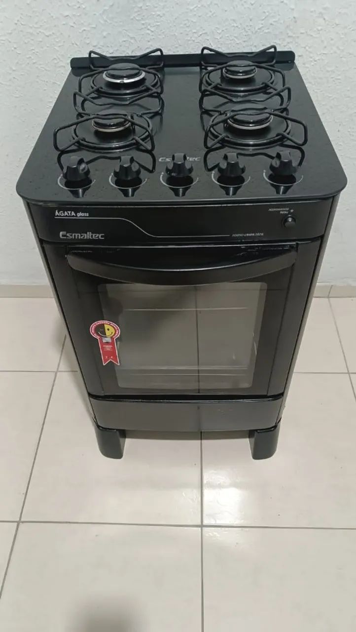 Fogão Esmaltec 4 bocas manual muito bem conservado e funcionando perfeitamente bem! - Foto 4