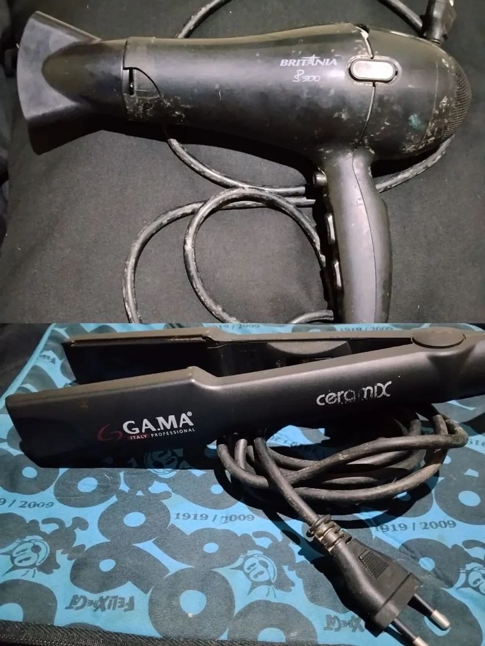 Secador e prancha de Cabelo