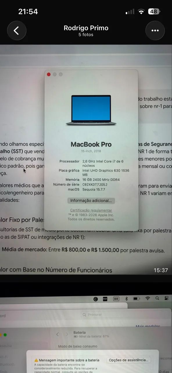 iPhone 14 128 + 13 128 + 11 64 + ipple Watch + Mac Pro  - Foto 2