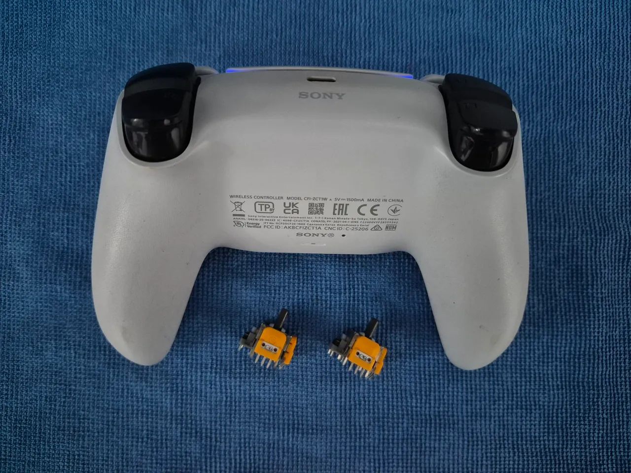 Controle Dualsense PS5 Branco + Protetores!!!! - Foto 3