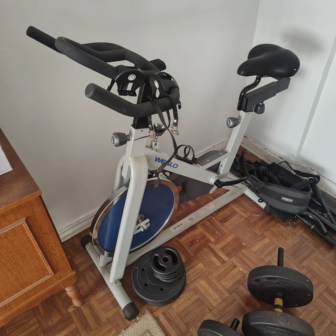 bicicleta spinning weslo praticamente nova - Foto 2