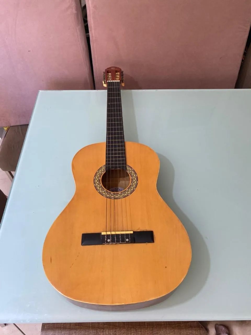 Violão harmonics gc10 nt clássico cordas de nylon