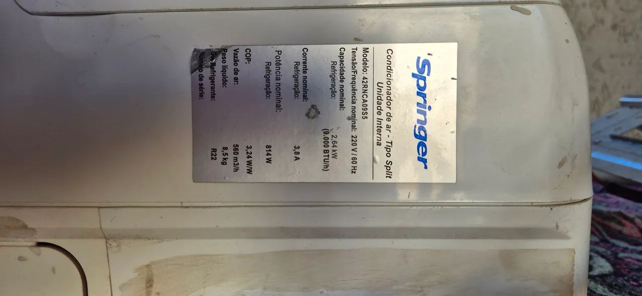 ar condicionado 9000 btus springer - Foto 3