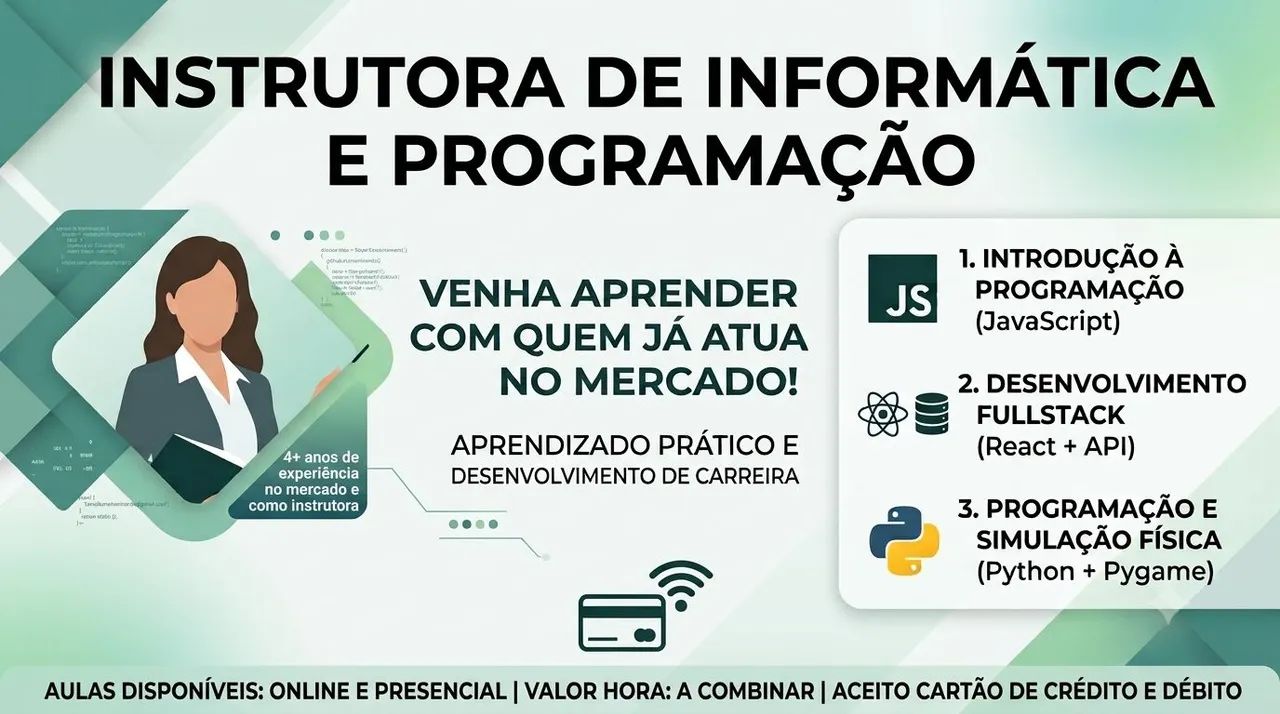 Aulas de programação