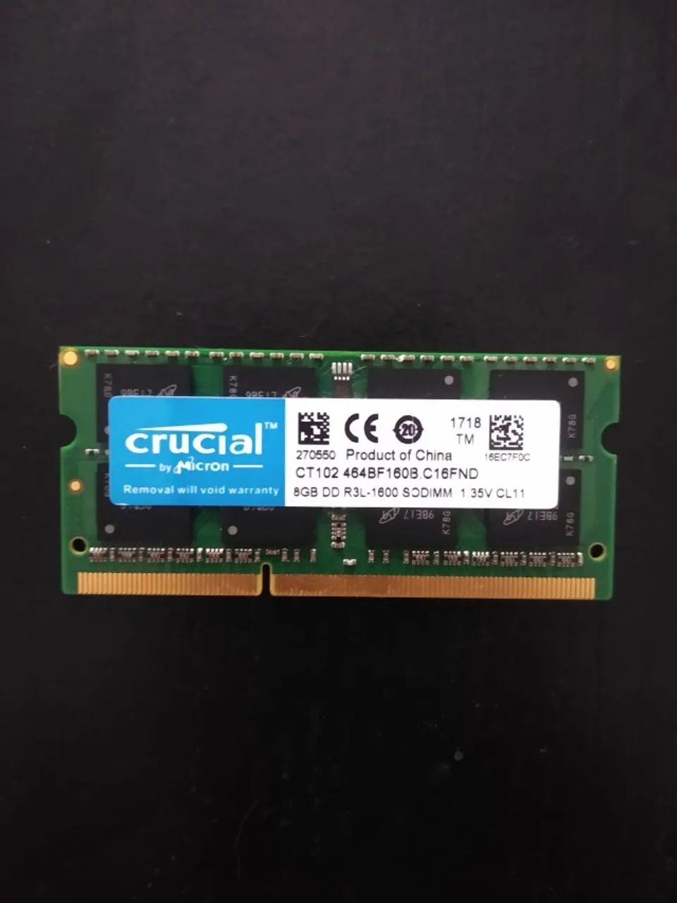 Memória RAM 8GB DDR3 Notebook, Perfeito estado - Foto 2