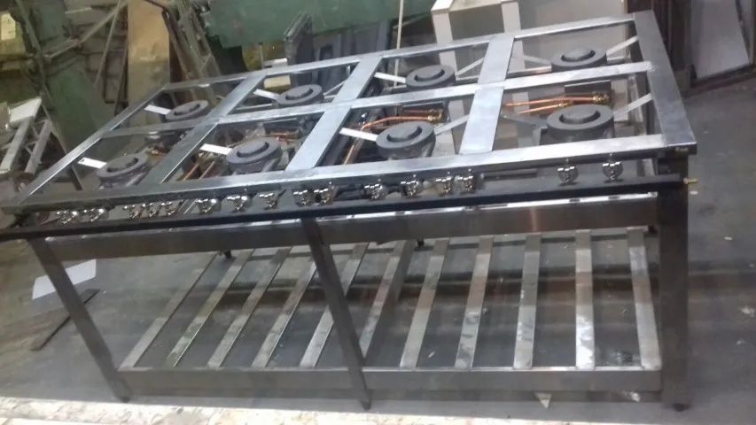 fogão industrial de inox 