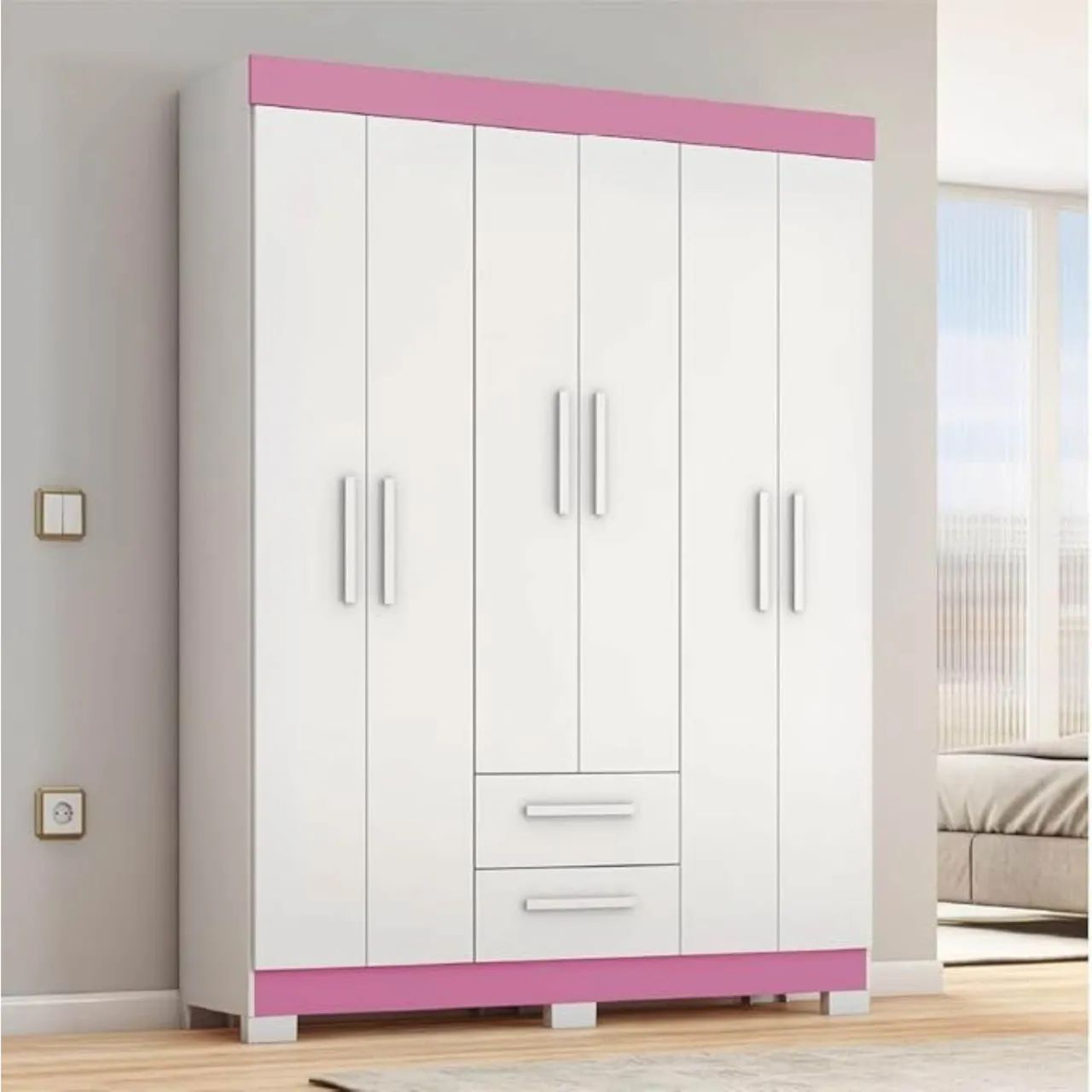 Guarda roupa notável 6 portas 