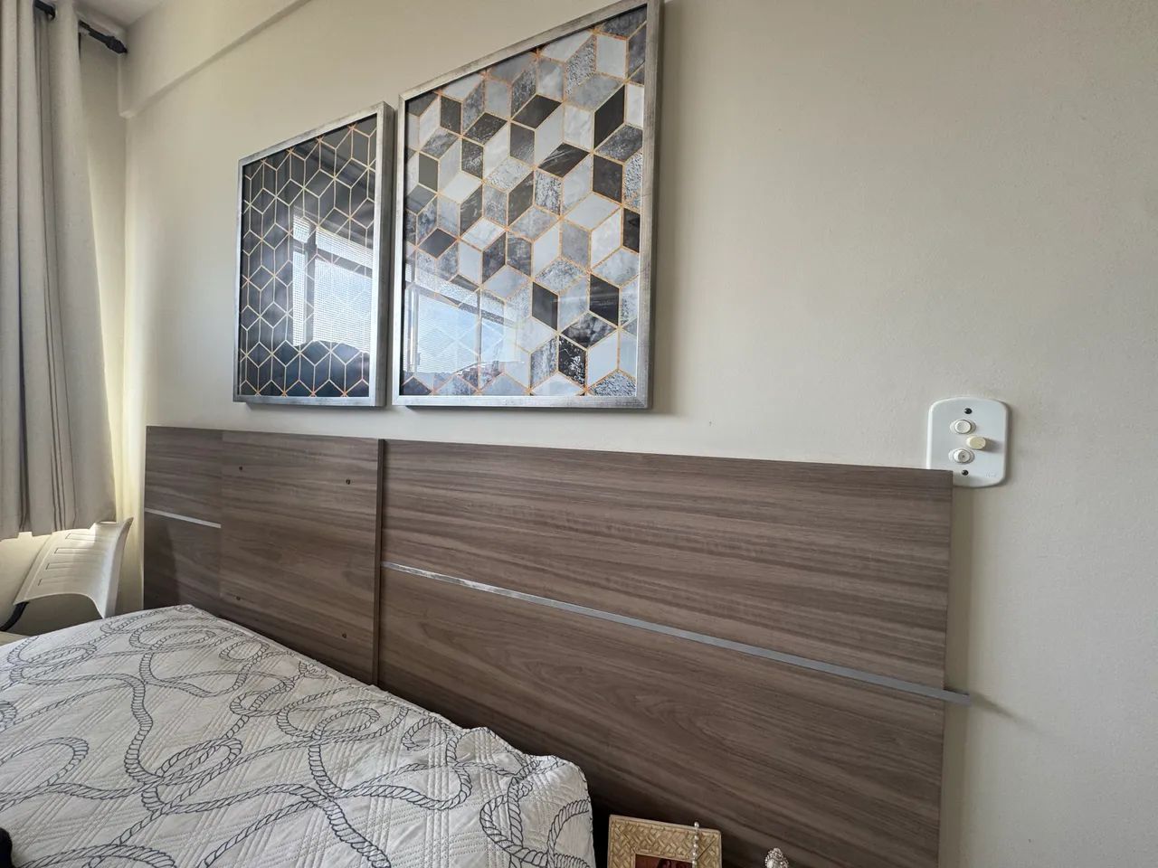 Encosto de cama de casal 