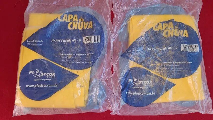 Lote com duas capas de chuva Plastcor Fit pvc forrada AM  - G - Foto 5