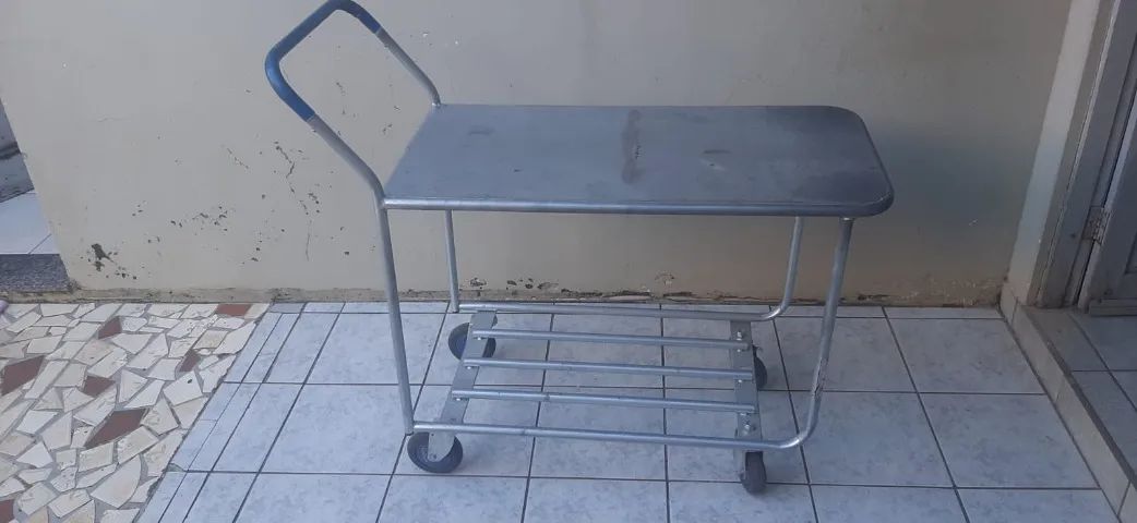 Dois 2 Carrinhos de Plataforma em Alumínio Super Reforçado  - Foto 2