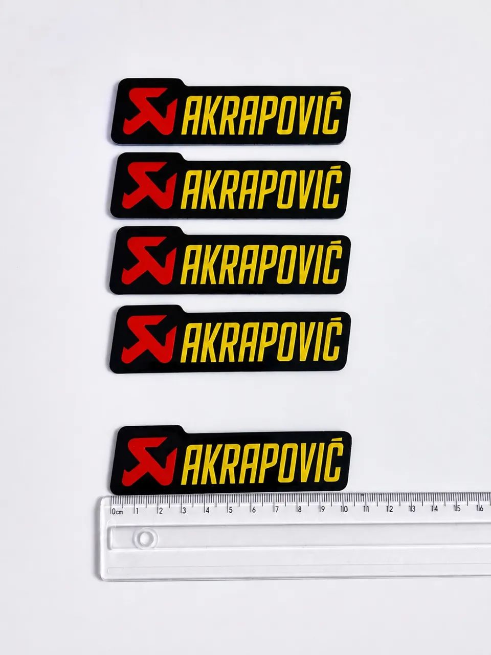     Adesivo Premium Akrapovic Original Resistente ao Calor - Foto 2
