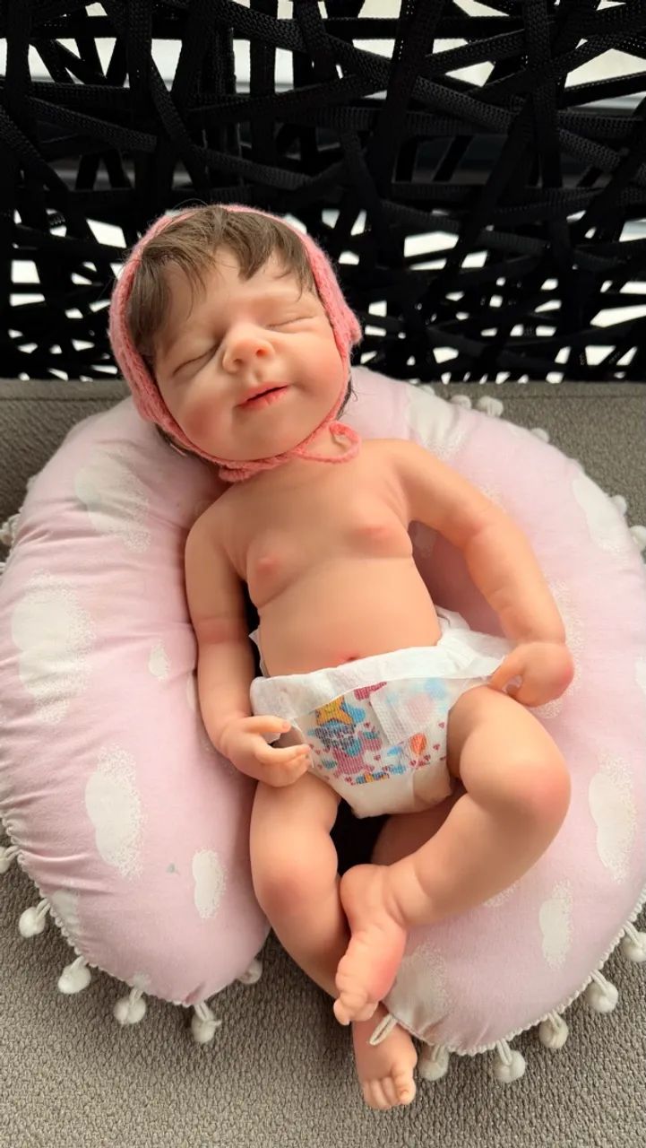 BEBÊ REBORN SILICONE SÓLIDO  - Foto 2