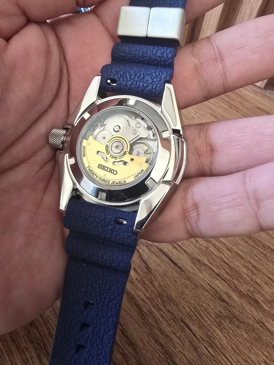 Relógio MOD "seiko" Customizado Manta Ray - Foto 3