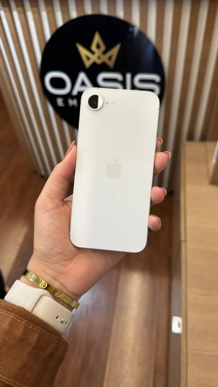 iPhone 16e 128gb Branco Seminovo Semana de Oferta - Foto 3