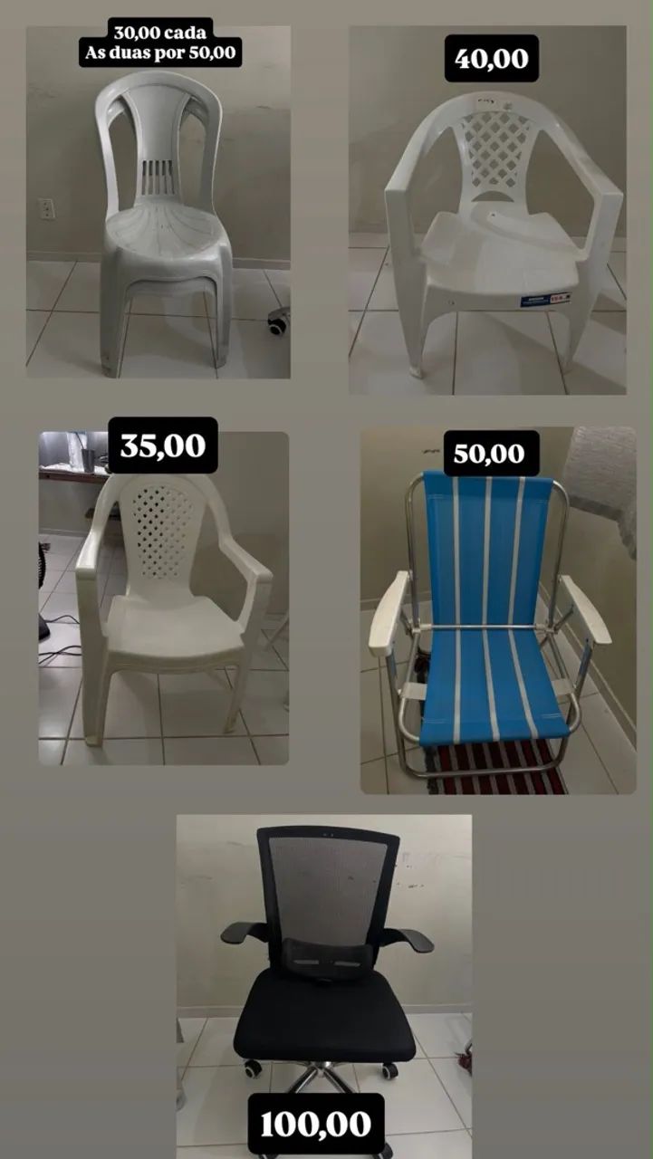 Vendo coisas de casa 