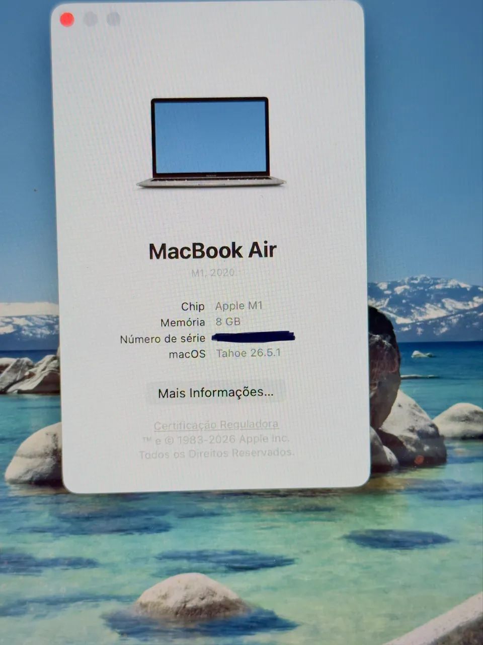 MacBook Air M1 2021 - original - caixa e NF de compra - Foto 2