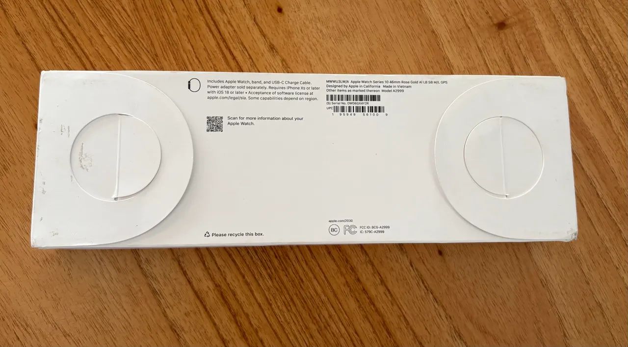 Apple Watch Series 10 46mm Rose Gold - Original Lacrado - Foto 3