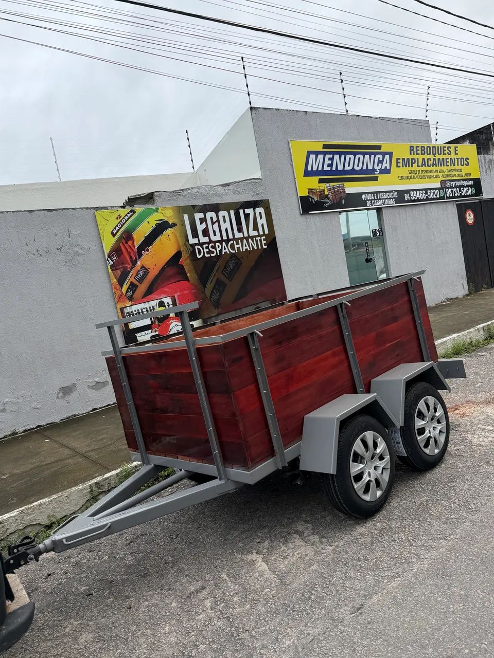 Reboque dois eixos novo  - Foto 4