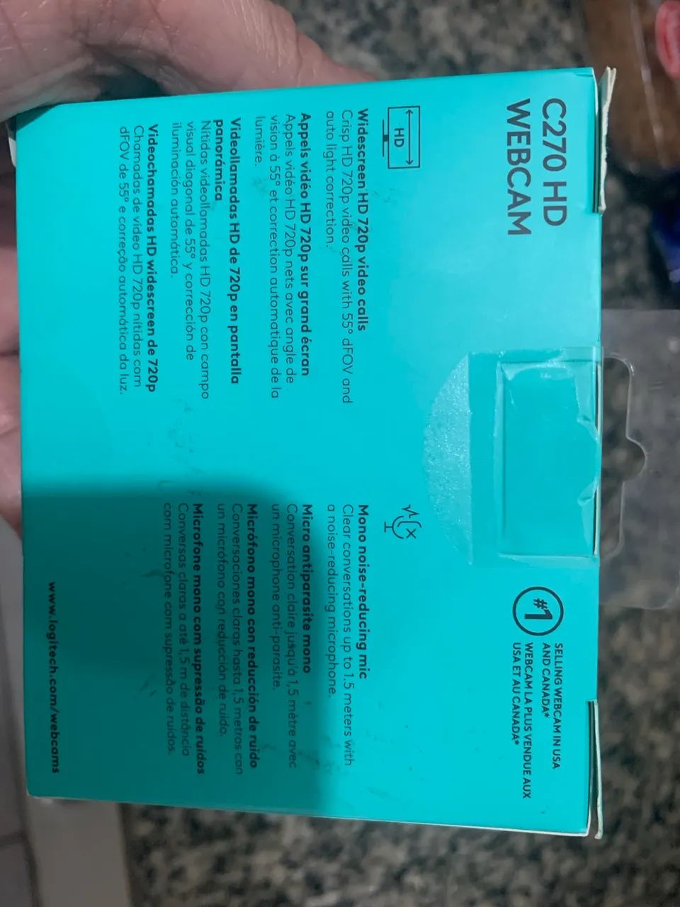 Webcam logitech C270 - Foto 3