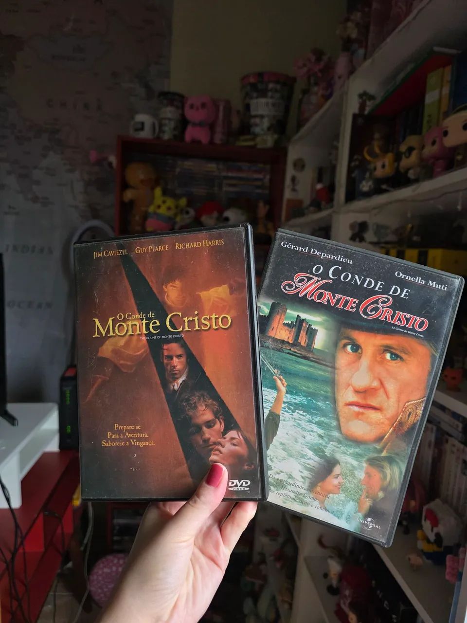 DVD O Conde de Monte Cristo 1998 e 2002